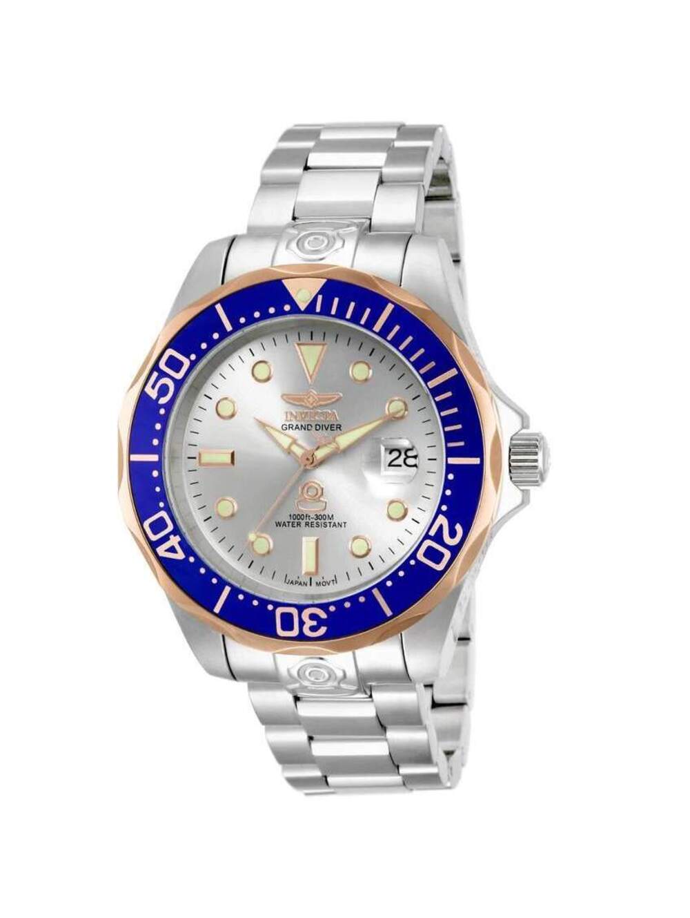 Invicta Grand Diver Deep Garrison Automatic Men's Watch - 47mm. Steel (13788)